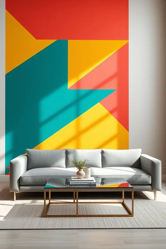 bold color combinations transform walls