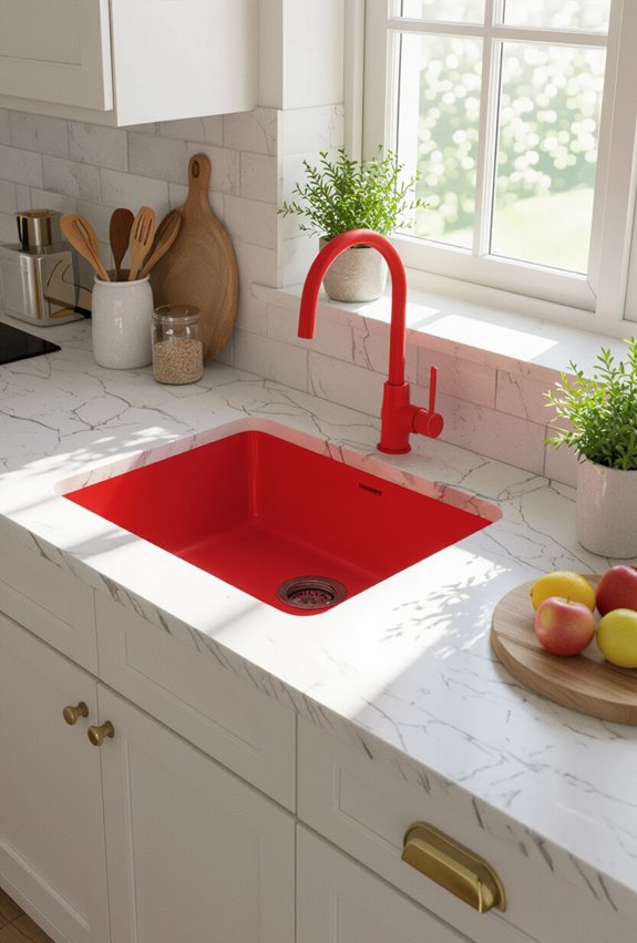 bold colored sink statement