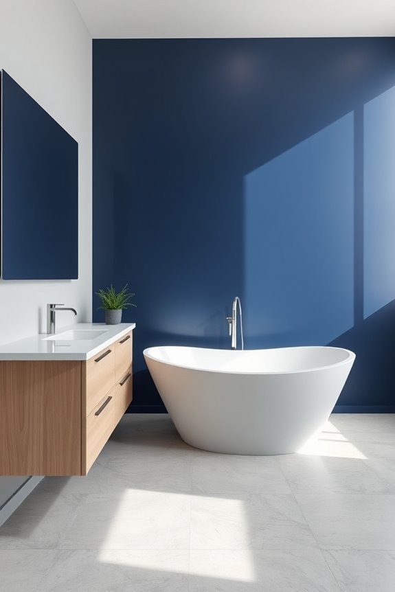 bold colorful bathroom transformations