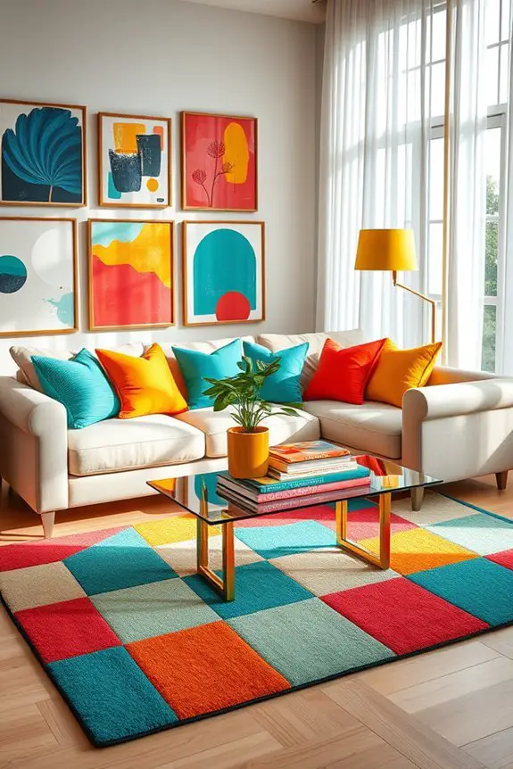 bold colorful home accents