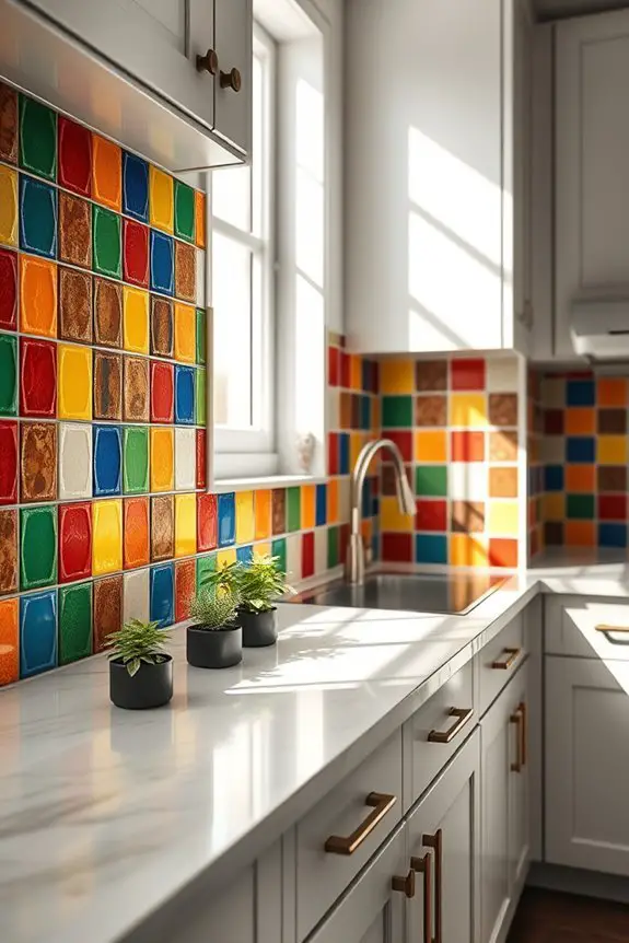bold colorful tile designs