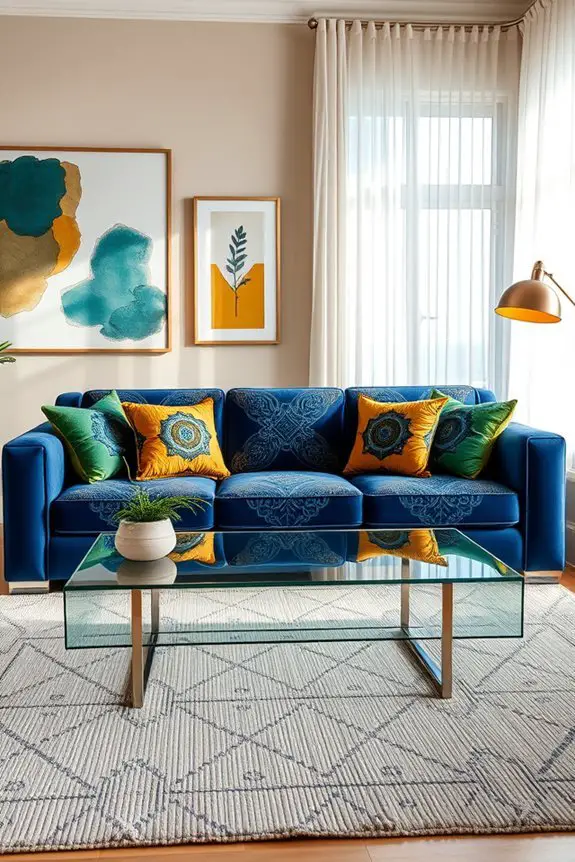 bold colorful upholstery ideas