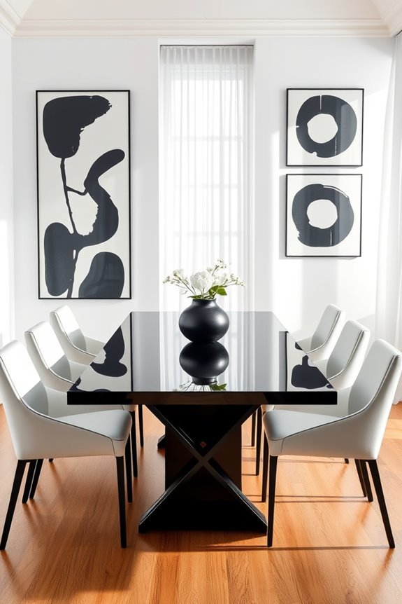 bold colorful wall art