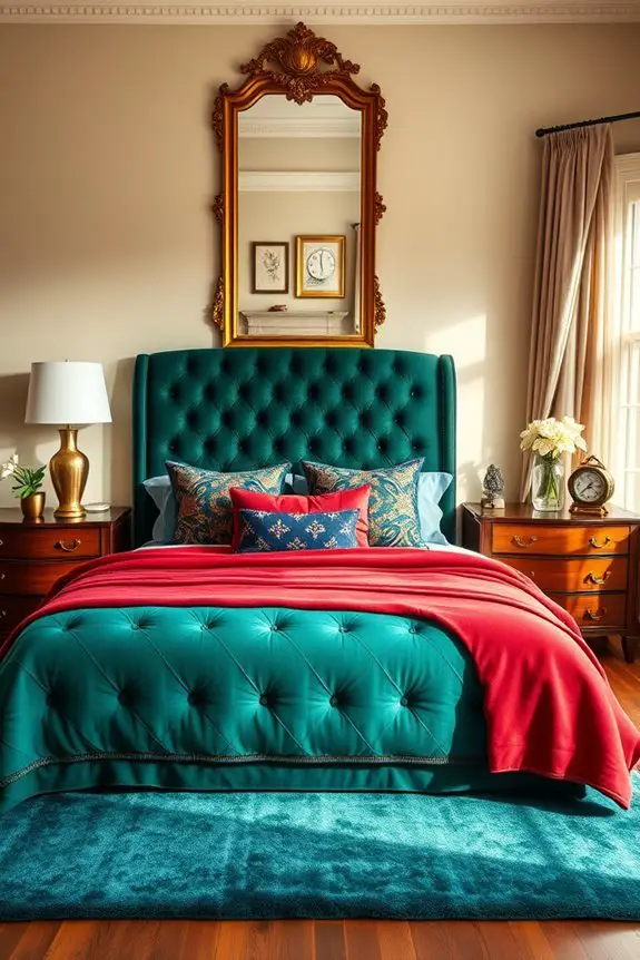 bold colors create drama