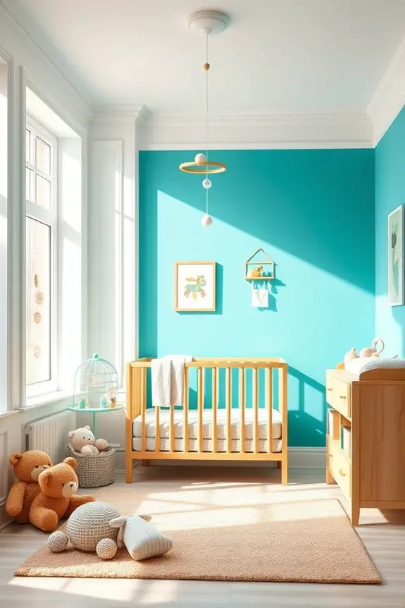 bold colors energize nursery