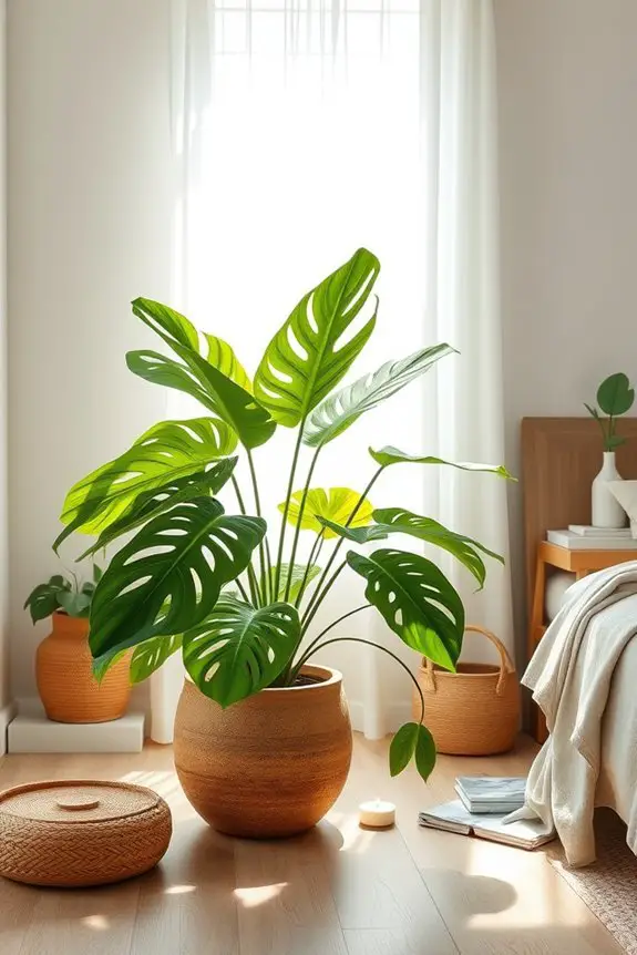 bold corner plant arrangements