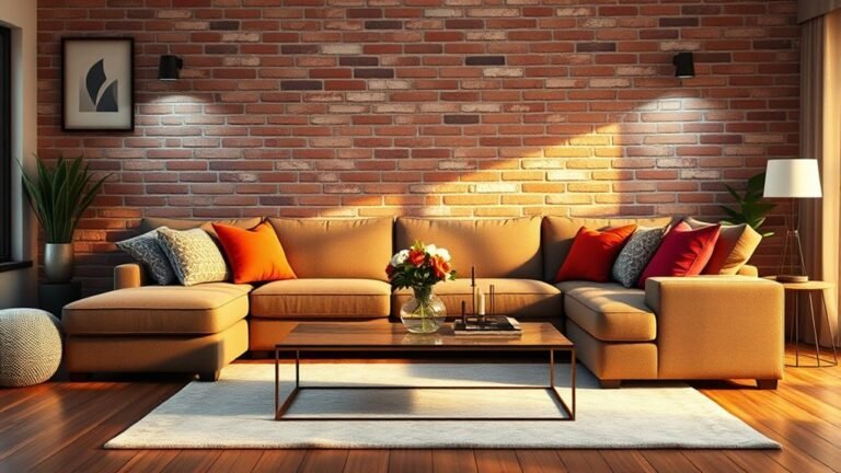 bold cozy brick decor