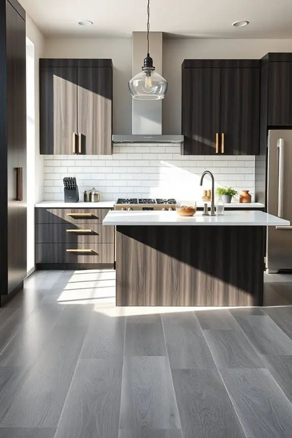 bold dark cabinetry contrast