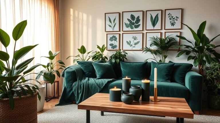 bold dark green aesthetics