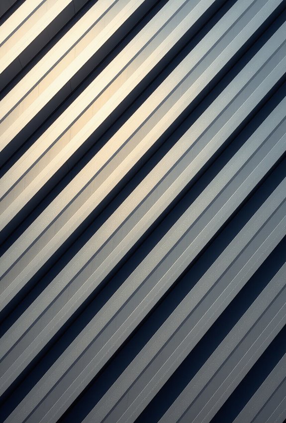 bold diagonal stripes energize