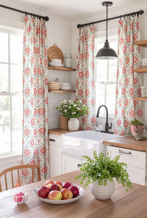 bold fabrics for balance