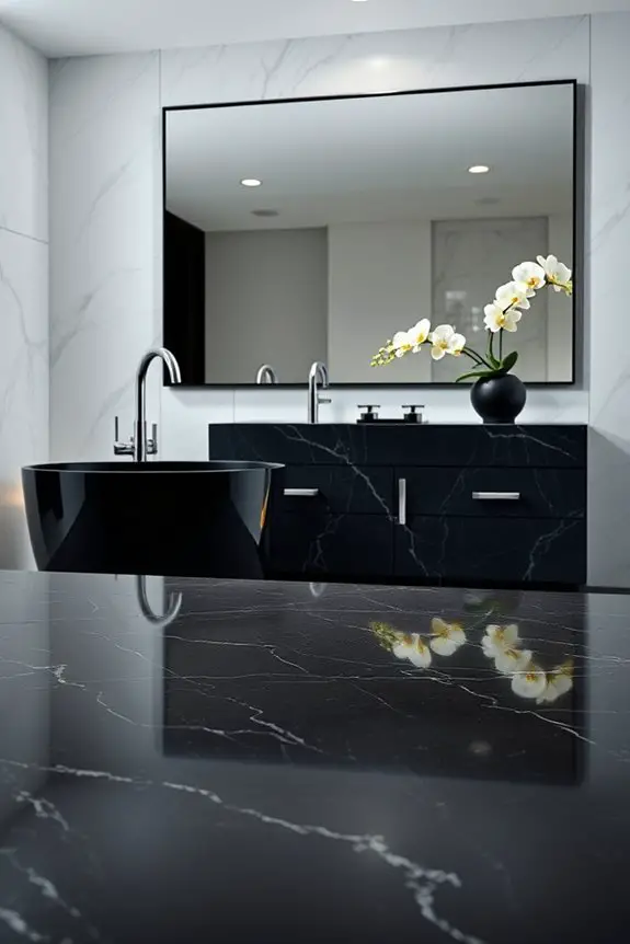 bold fixtures elegant contrast