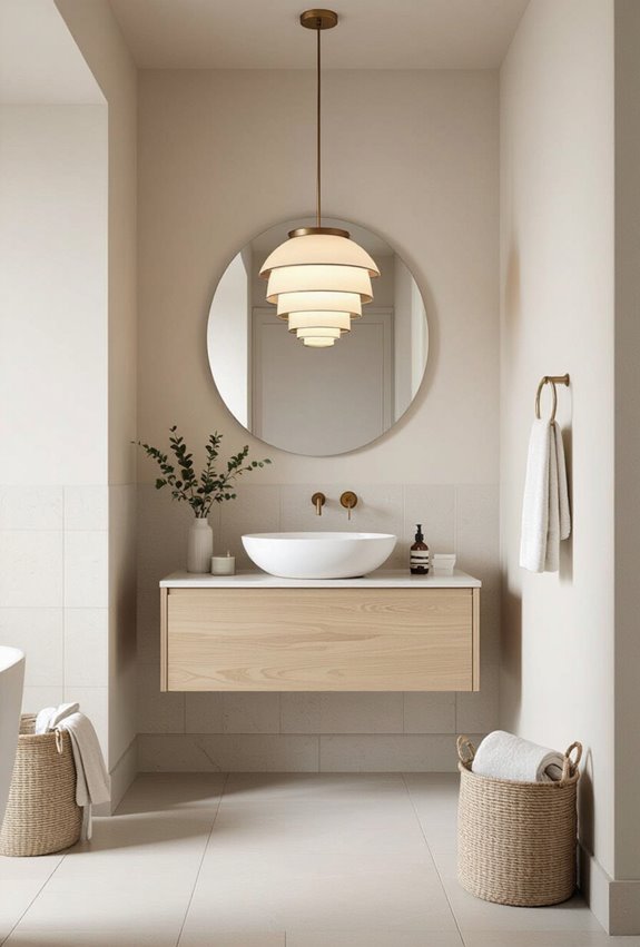 bold fixtures layered ambient drama