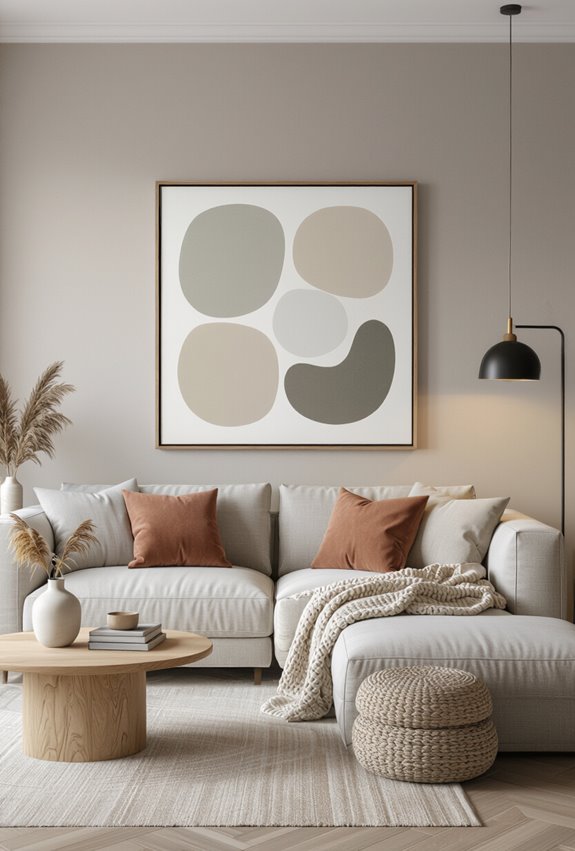 bold framed oversized canvas