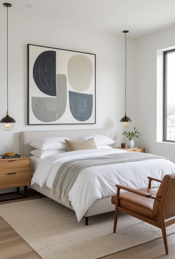 bold framed statement art