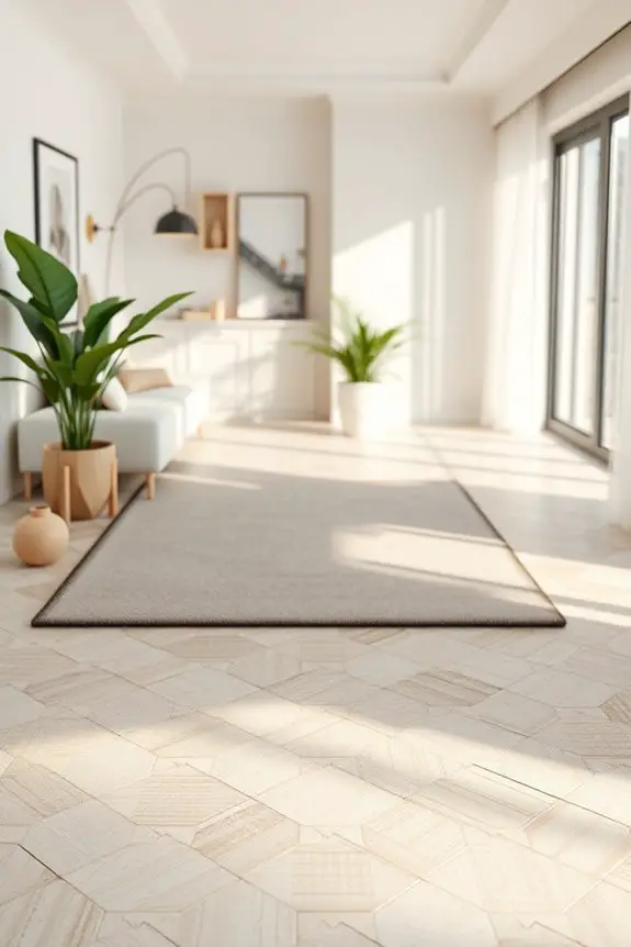 bold geometric flooring designs