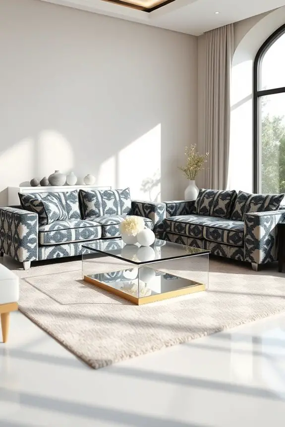 bold geometric furniture design