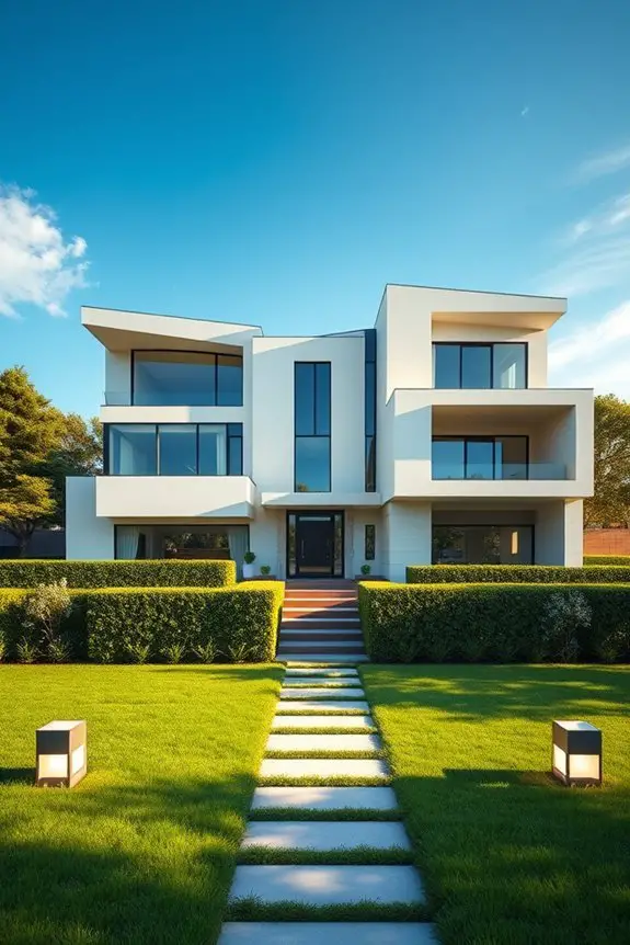 bold geometric home design