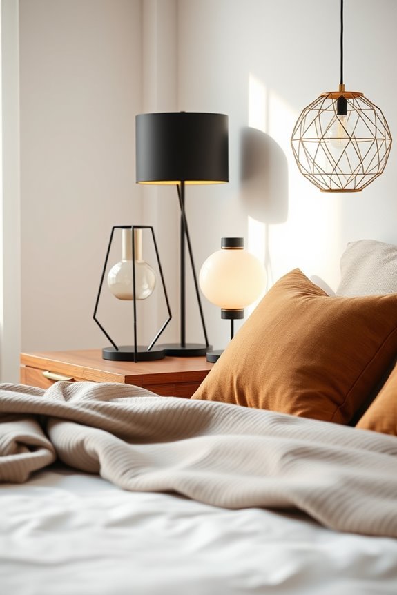 bold geometric lamp designs