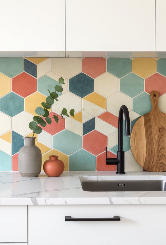 bold geometric moroccan tiles
