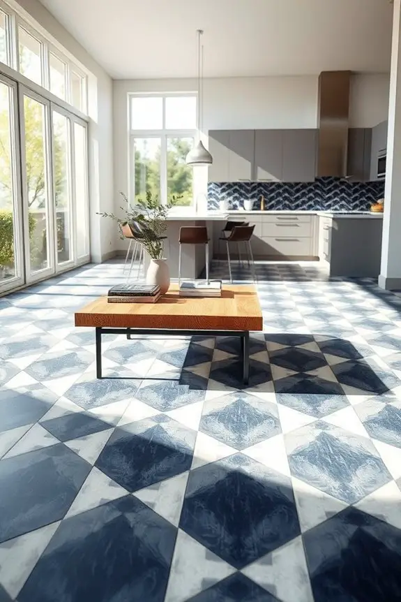 bold geometric tile designs
