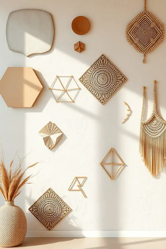 bold geometric wall decor