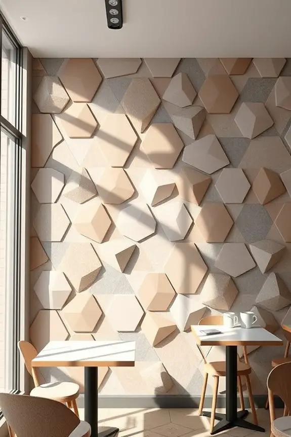 bold geometric wall designs