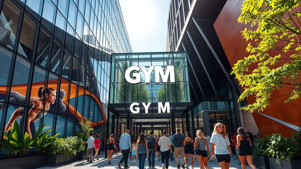 bold gym exterior designs