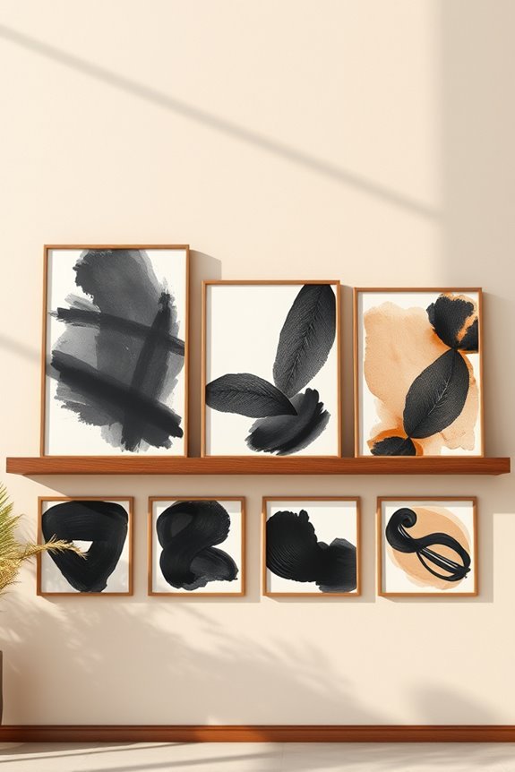 bold hand painted art pieces