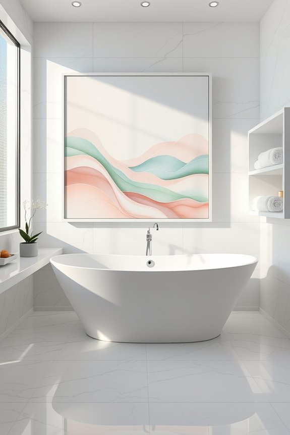 bold impact bathroom decor