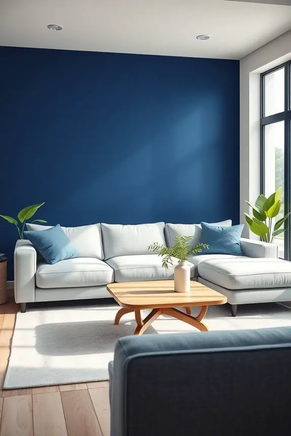 bold indigo accent transformation