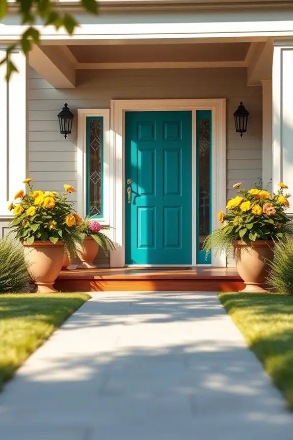 bold inviting front door