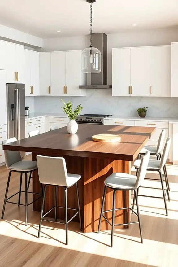 bold kitchen island statement