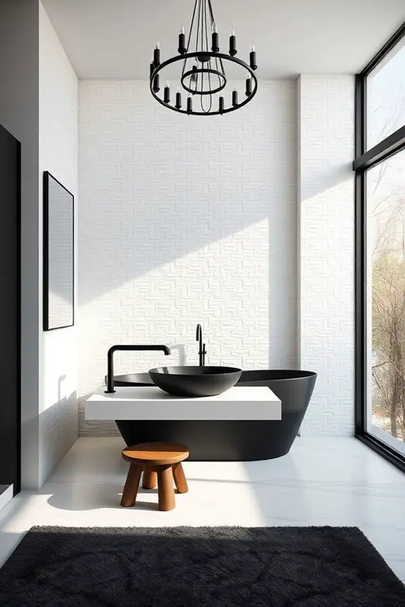 bold matte black elegance