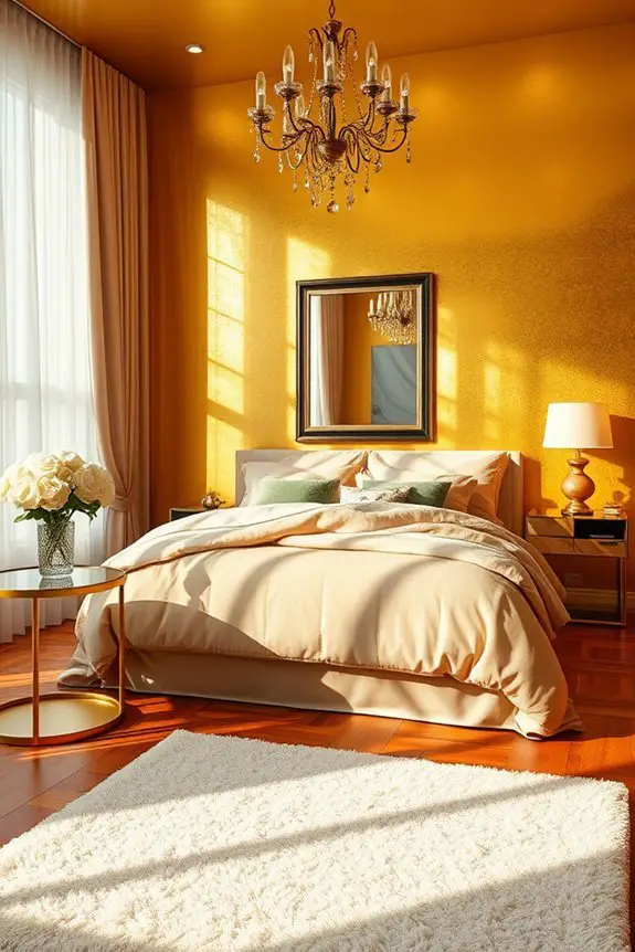 bold metallic gold elegance