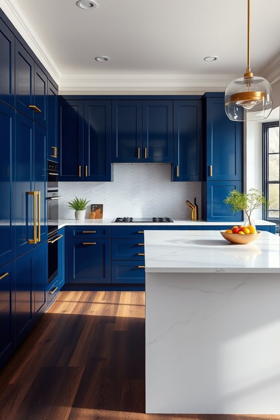 bold midnight blue elegance