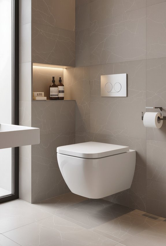 bold modern toilet design