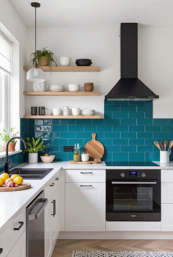 bold monochrome tile statement