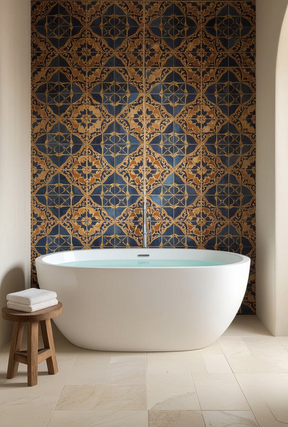 bold moroccan tile sanctuary