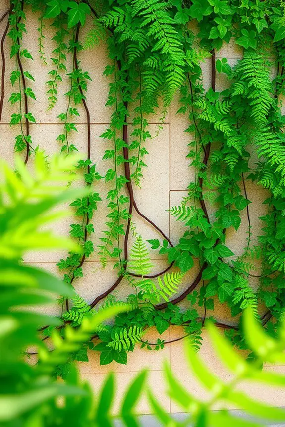 bold nature inspired wall murals