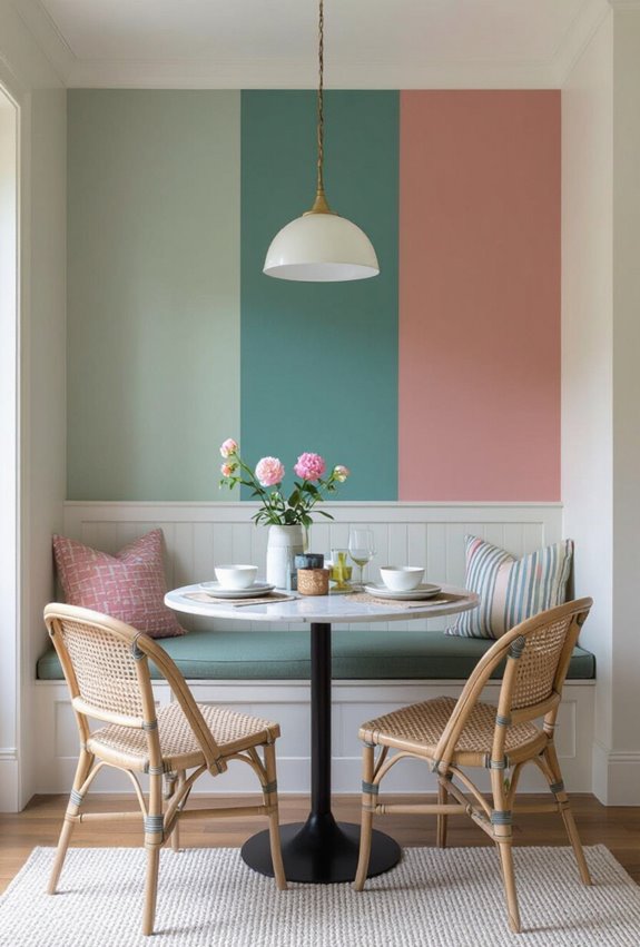 bold ombre tonal colorblocking