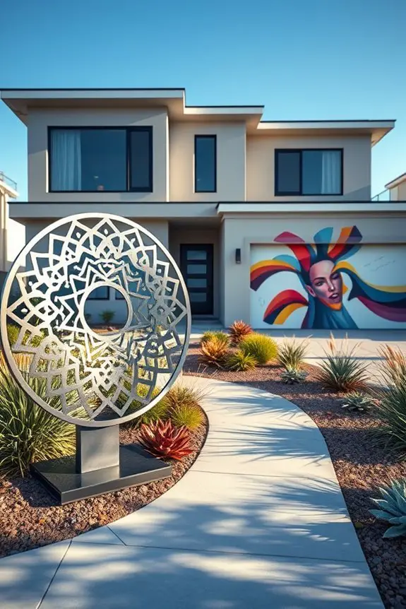 bold outdoor art installations