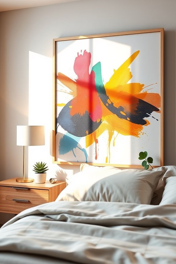 bold oversized artwork transformation
