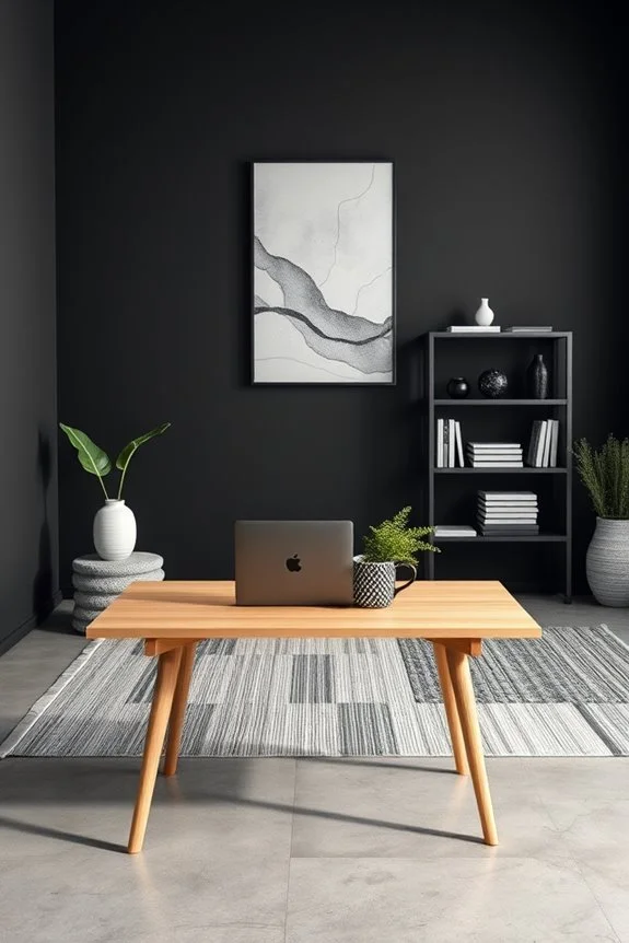 bold patterns against black