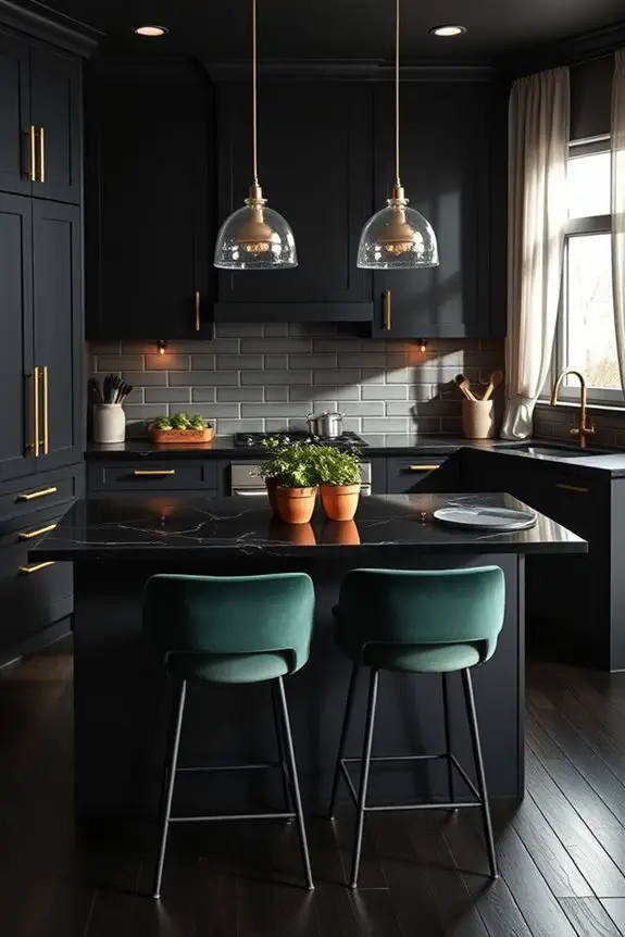 bold patterns enhance kitchens