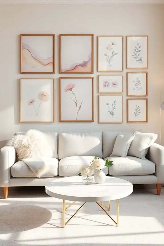 bold personal gallery walls