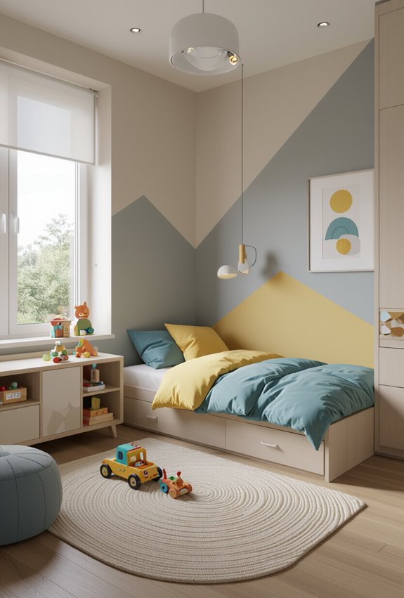 bold playful organized space