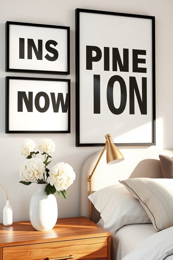 bold quotes for bedrooms