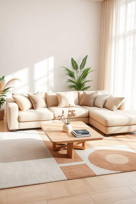 bold rugs enhance living rooms