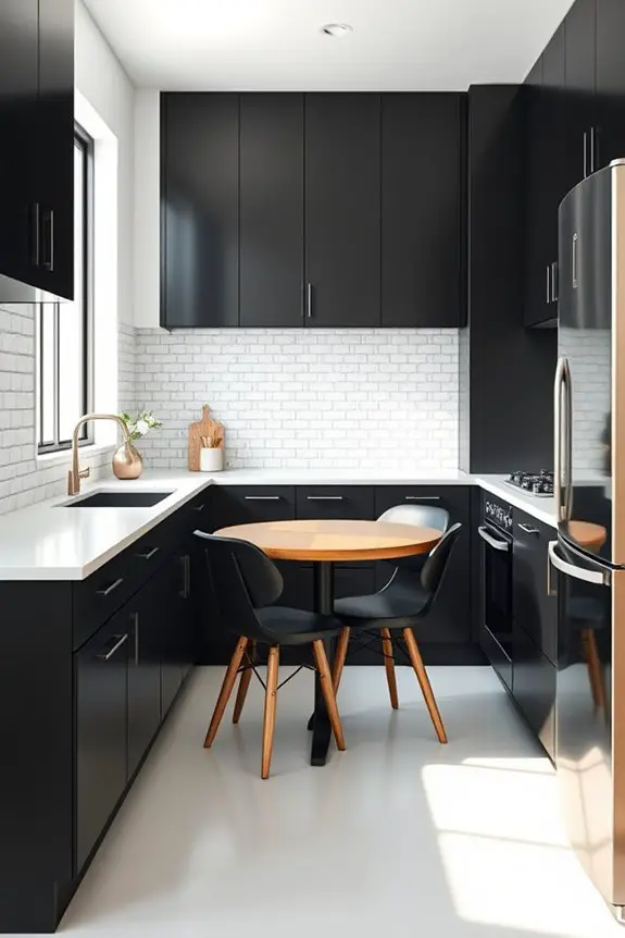 bold sophistication in kitchens